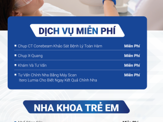 KHÁM + CHỤP PHIM + NHA KHOA TRẺ EM